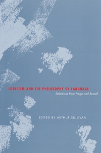 Cover image: Logicism and the Philosophy of Language 9781551114712