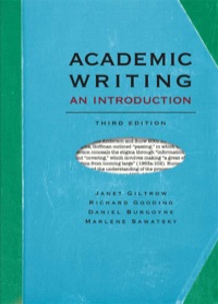 Immagine di copertina: Academic Writing: An Introduction 9781554811878