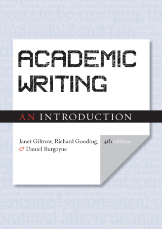 Immagine di copertina: Academic Writing: An Introduction 9781554815234
