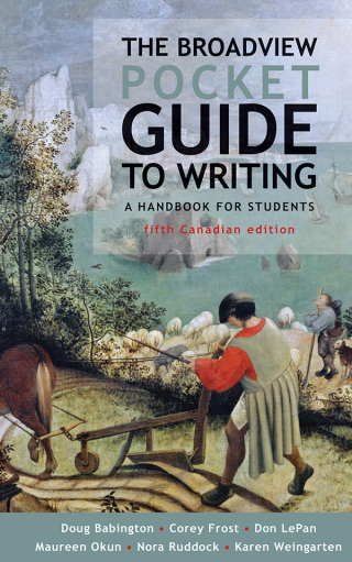 Cover image: The Broadview Pocket Guide to Writing – Canadian Edition 5th edition 9781554815425