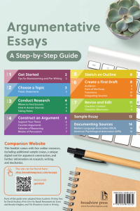 Cover image: Argumentative Essays: A Step-by-Step Guide 9781554815272