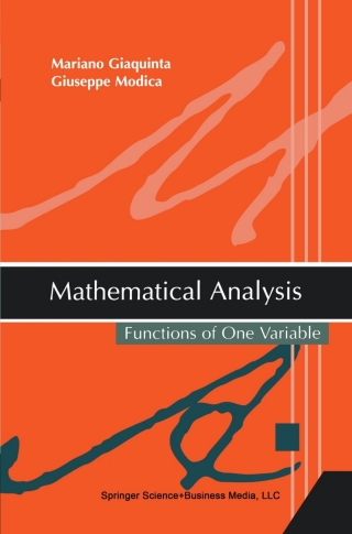 Cover image: Mathematical Analysis 9780817643126