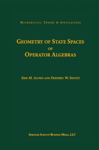 Imagen de portada: Geometry of State Spaces of Operator Algebras 9781461265757