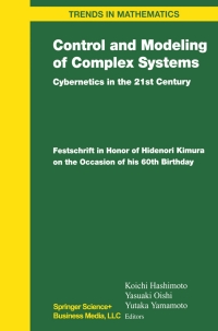 Imagen de portada: Control and Modeling of Complex Systems 1st edition 9780817643256