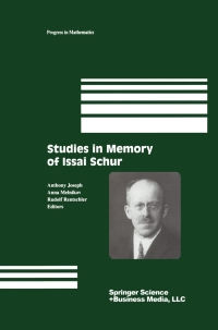 Omslagafbeelding: Studies in Memory of Issai Schur 1st edition 9780817642082