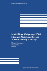 صورة الغلاف: MathPhys Odyssey 2001 1st edition 9781461200871