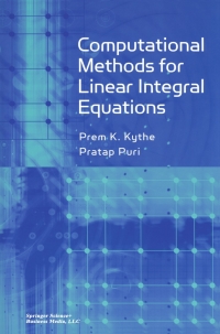 Titelbild: Computational Methods for Linear Integral Equations 9780817641924