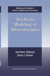 Cover image: Stochastic Modeling of Microstructures 9780817642334