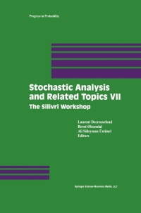 Titelbild: Stochastic Analysis and Related Topics VII 1st edition 9781461266389