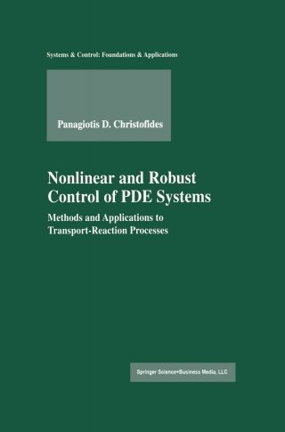 Cover image: Nonlinear and Robust Control of PDE Systems 9780817641566