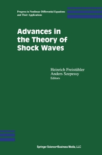 表紙画像: Advances in the Theory of Shock Waves 1st edition 9780817641870