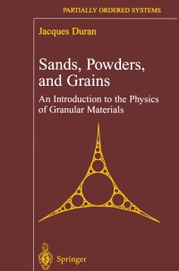 Cover image: Sands, Powders, and Grains 9780387986562