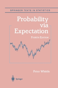 Cover image: Probability via Expectation 4th edition 9781461267959