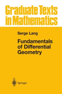 Cover image: Fundamentals of Differential Geometry 9780387985930