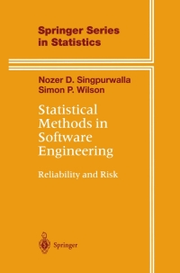 Cover image: Statistical Methods in Software Engineering 9780387988238