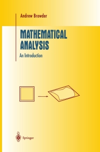 Cover image: Mathematical Analysis 9780387946146