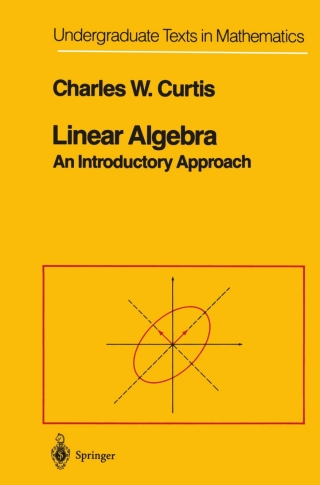 Cover image: Linear Algebra 4th edition 9781461270195
