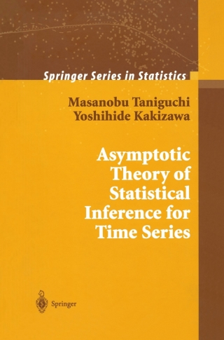 Cover image: Asymptotic Theory of Statistical Inference for Time Series 9780387950396