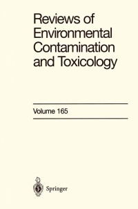 Cover image: Reviews of Environmental Contamination and Toxicology 9780387950136