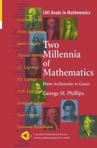 Imagen de portada: Two Millennia of Mathematics 9781461270355