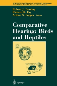 Cover image: Comparative Hearing: Birds and Reptiles 1st edition 9781461270362