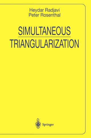 Imagen de portada: Simultaneous Triangularization 9780387984667