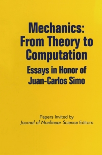 Cover image: Mechanics: From Theory to Computation 9780387986630