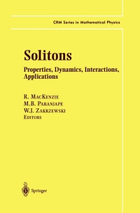Cover image: Solitons 1st edition 9780387988955