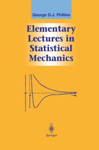 Cover image: Elementary Lectures in Statistical Mechanics 9780387989181