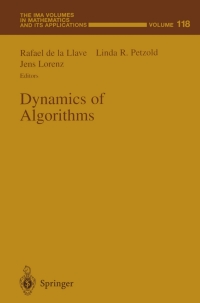 Cover image: Dynamics of Algorithms 1st edition 9781461212744