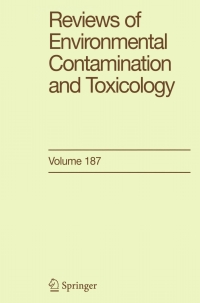 Cover image: Reviews of Environmental Contamination and Toxicology 9781461270768