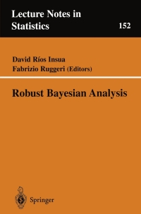 Cover image: Robust Bayesian Analysis 1st edition 9780387988665