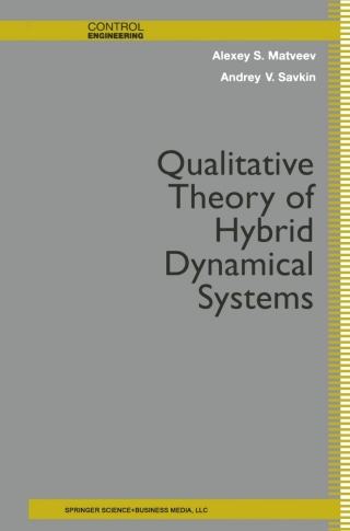 Cover image: Qualitative Theory of Hybrid Dynamical Systems 9780817641412