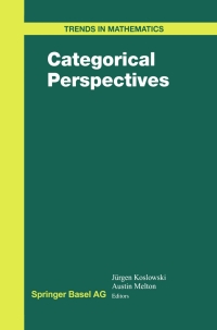 صورة الغلاف: Categorical Perspectives 1st edition 9780817641863