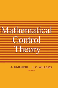 Cover image: Mathematical Control Theory 1st edition 9780387983172