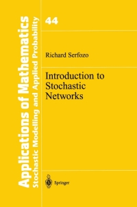Cover image: Introduction to Stochastic Networks 9781461271604