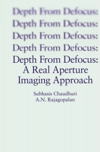 Cover image: Depth From Defocus: A Real Aperture Imaging Approach 9781461271642