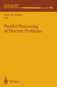Imagen de portada: Parallel Processing of Discrete Problems 1st edition 9780387986647