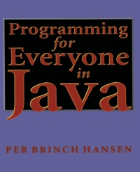 Cover image: Programming for Everyone in Java 9780387986838