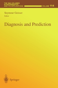 Cover image: Diagnosis and Prediction 1st edition 9781461215400