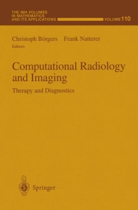 Cover image: Computational Radiology and Imaging 1st edition 9780387987996