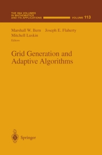 Imagen de portada: Grid Generation and Adaptive Algorithms 1st edition 9780387988580