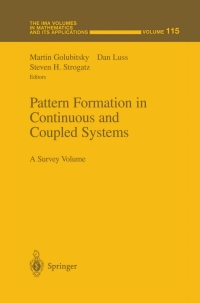 Titelbild: Pattern Formation in Continuous and Coupled Systems 1st edition 9781461215585