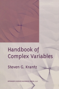 Cover image: Handbook of Complex Variables 9780817640118