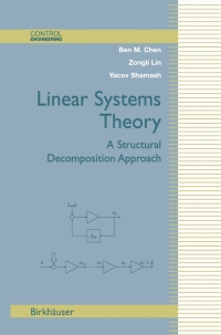 Cover image: Linear Systems Theory 9780817637798