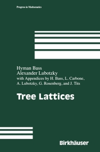 表紙画像: Tree Lattices 9781461274131