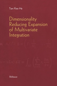 Omslagafbeelding: Dimensionality Reducing Expansion of Multivariate Integration 9780817641702