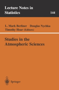 صورة الغلاف: Studies in the Atmospheric Sciences 1st edition 9780387987576