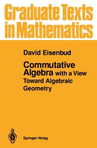 Imagen de portada: Commutative Algebra 9780387942681