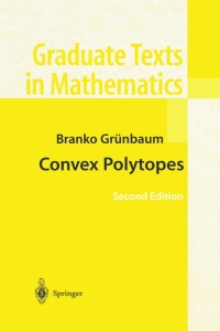 Cover image: Convex Polytopes 2nd edition 9780387004242